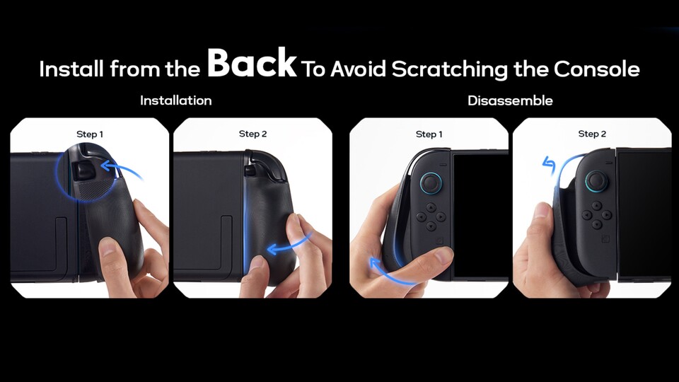 Auch das Montieren der Hülle ist kinderleicht und lässt sich auch wieder super abnehmen!