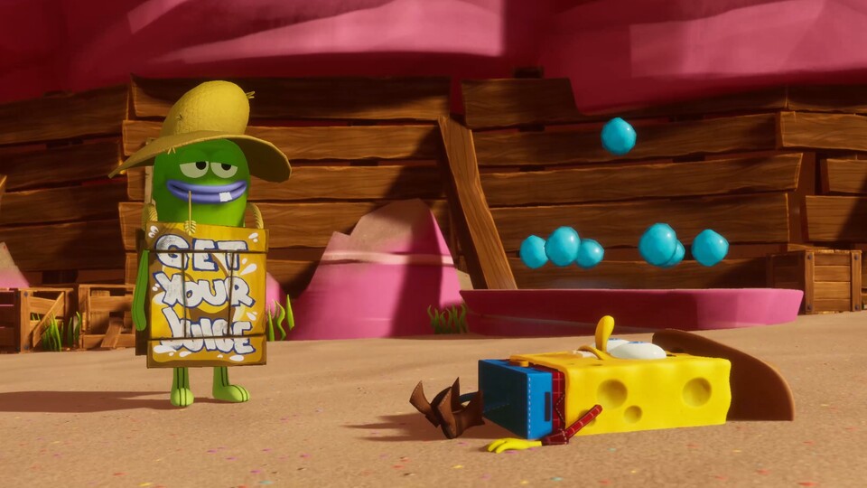 spongebob squarepants cosmic shake gameplay