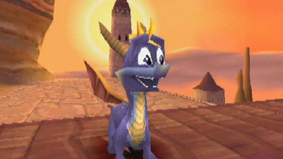 So sah Spyro früher aus. Das kleine Kerlchen hat sich vor allem grafisch ordentlich zugelegt!