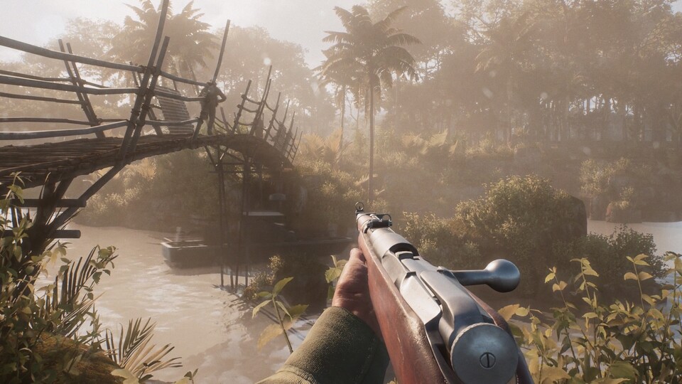 Wer seinerzeit Battlefield Vietnam gespielt hat, dürfte solche Brücken und Patrouillenboote noch gut im Gedächtnis haben.