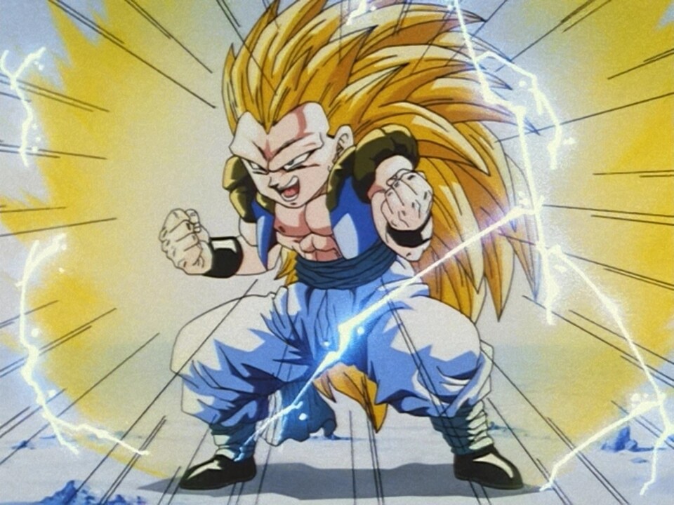 SSJ 3 Gotenks in Dragon Ball Z (Bild: Toei Animation).