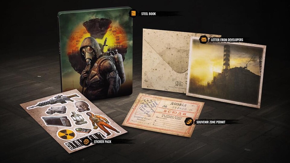 Die Day One Steelbook Edition enthält neben dem Spiel auch Steelbook, Entwicklerbrief, Zonenpass und Sticker.