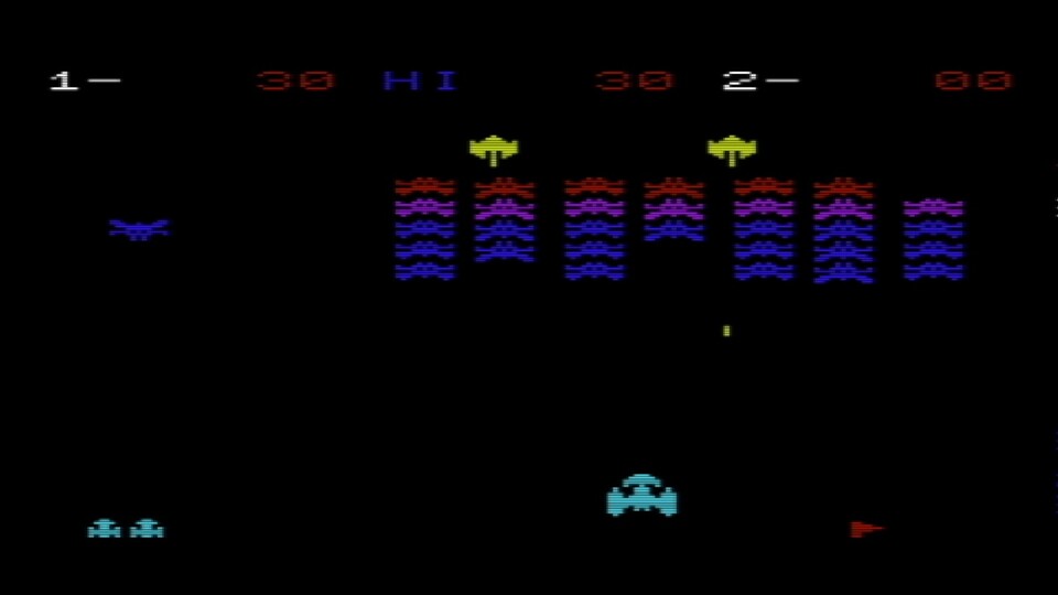 Eines von Iwatas ersten kommerziellen Spielen ist das VC-20-Modul Star Battle, ein Galaxian-Klon, der der 1981 für HAL Laboratory entsteht.