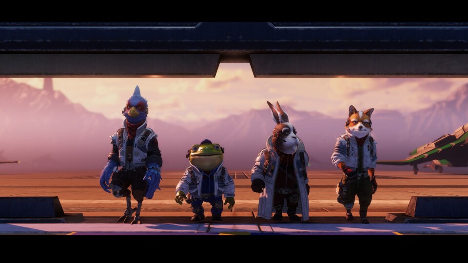 Die alten Teamkameraden von damals sind auch im Star Fox Remake wieder mit dabei.