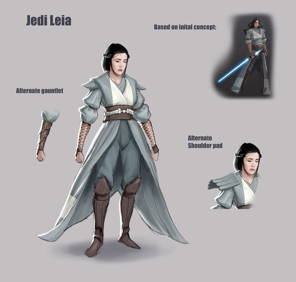 Leia, wenn sie statt der Politikerkarriere dem Jedi-Pfad gefolgt wäre.