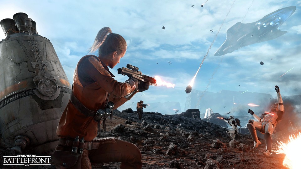 Die Beta von Star Wars: Battlefront läuft auf der PS4 mit 900p und auf der Xbox One mit 720p.