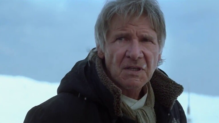 Han Solo-Darsteller Harrison Ford eine ganz besondere Überraschung für die Star-Wars-Fans.