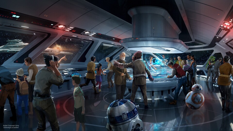 Concept Art: Disneys komplett immersives Star Wars-Resort
