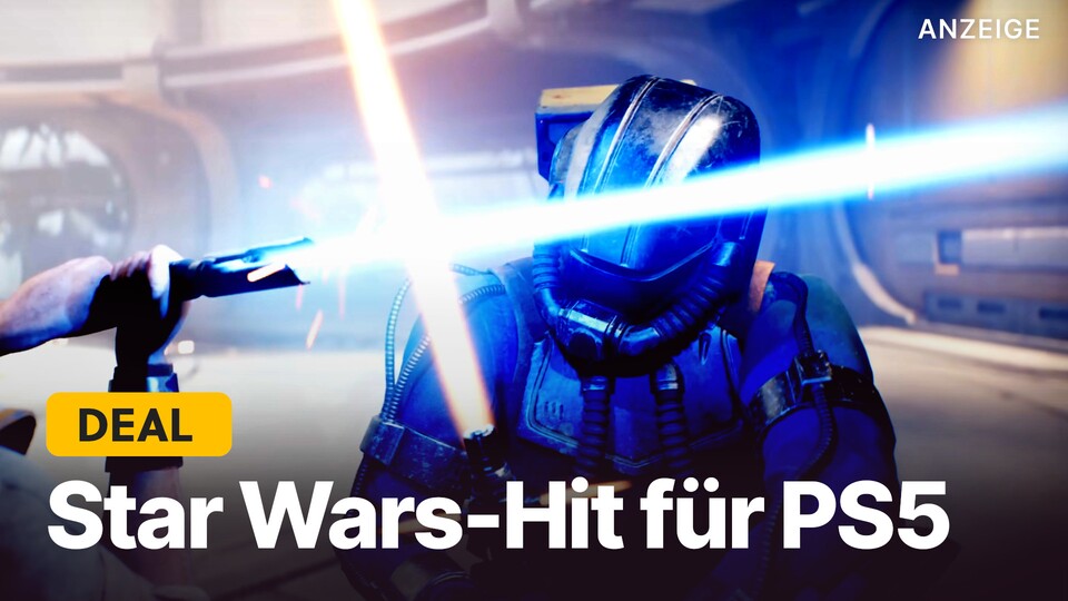 Schon aufgrund der Lichtschwertkämpfe ein Muss: Den Action-Hit Star Wars Jedi: Survivor gibt es gerade im Angebot.