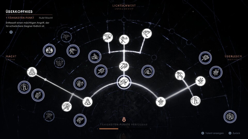 Selbst wenn Respawn die wichtigsten Skills im NG+ rauslässt, müsste der gesamte Skill-Tree überarbeitet werden.