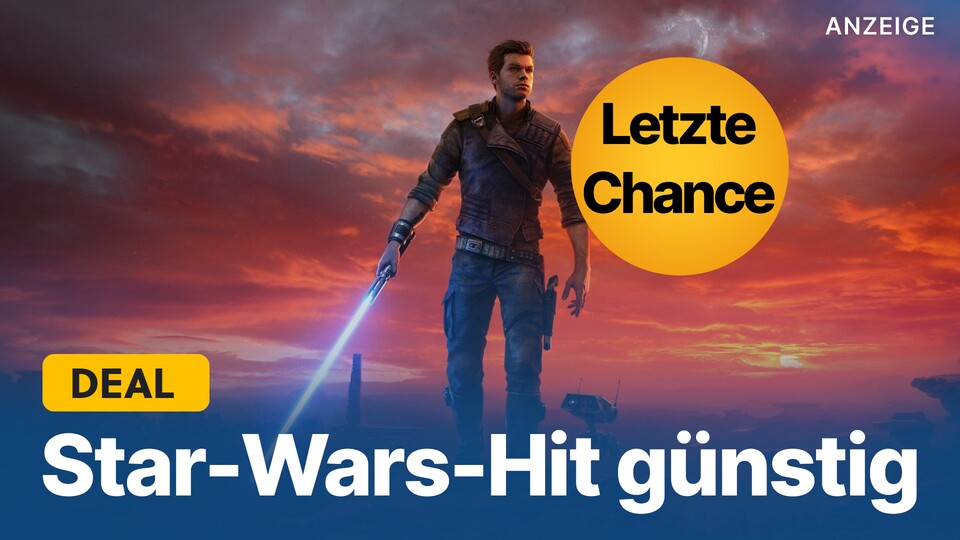 Mit Star Wars Jedi: Survivor gibts bei Amazon einen der größten AAA-Hits des Jahres zum Schnäppchenpreis - aber wahrscheinlich nicht mehr lange.