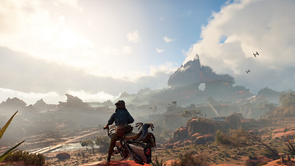 Die Landschaften in Star Wars Outlaws sind teils atemberaubend schön.