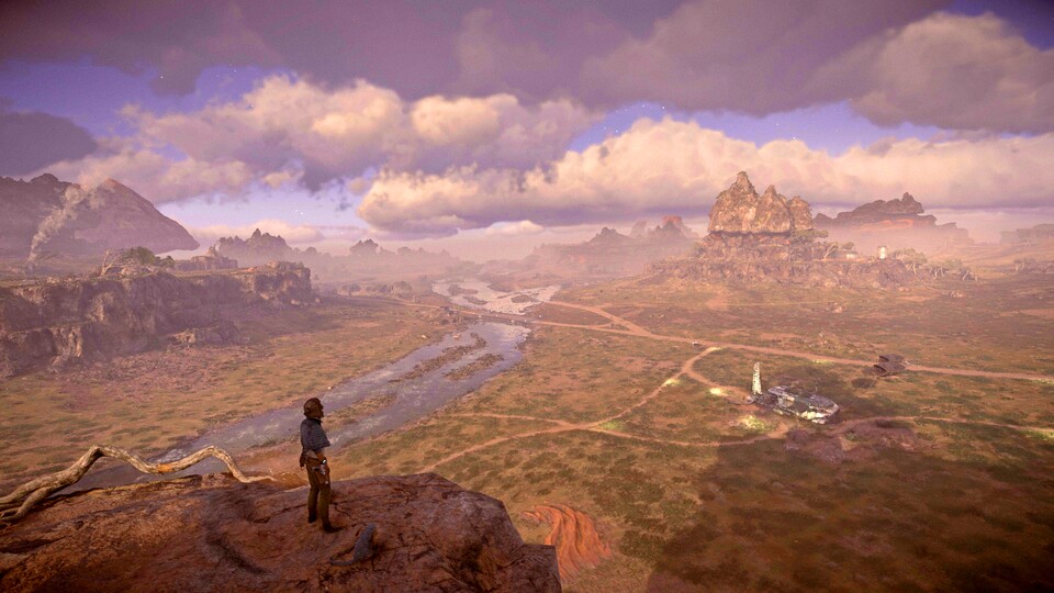 Die Planeten von Star Wars Outlaws sind landschaftlich hübsch und mit viel Liebe zum Detail umgesetzt.