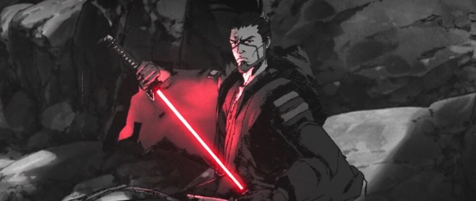 Ein Bild aus Star Wars Visions: The Duel von Takanobu Mizuno.