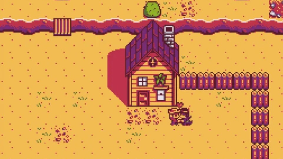 Innerhalb von Stardew Valley könnt ihr an einem Automaten Die Reise des Präriekönigs spielen.