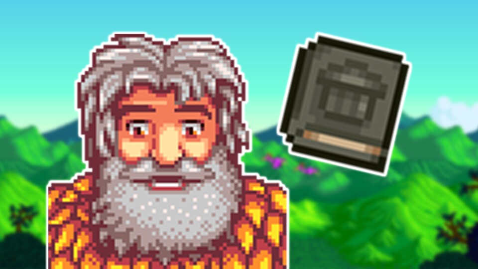 So findet ihr in Stardew Valley das versteckte Buch Das Gassenbuffet.