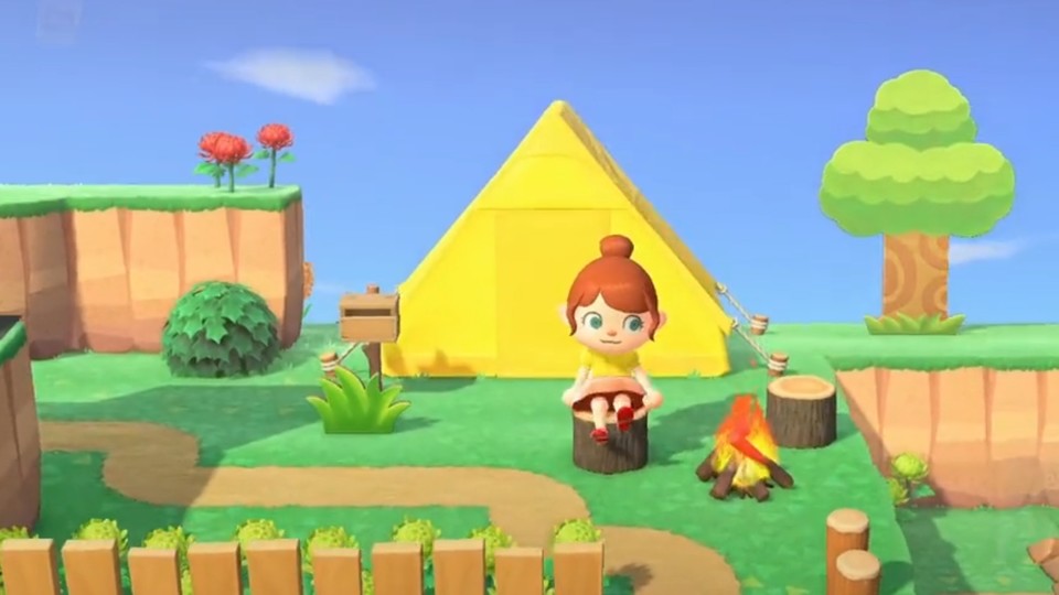 Na, kommt euch dieses Zelt in Animal Crossing: New Horizons vielleicht aus irgendeinem anderen Spiel bekannt vor?