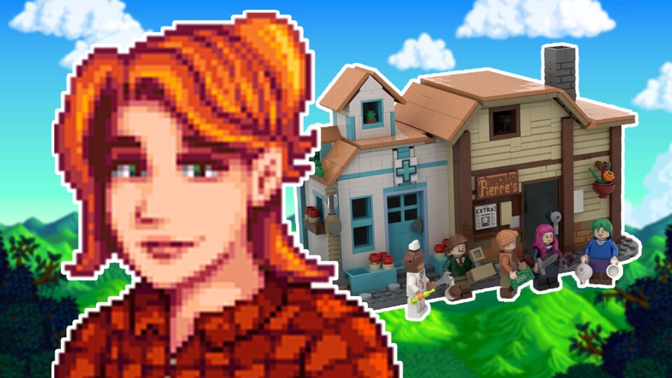 So könnten zukünftige LEGO-Sets zu Stardew Valley ungefähr aussehen. (Bild des Sets: ReddituserStigMocs)