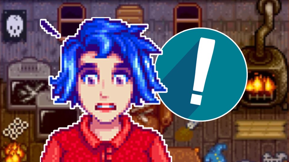 Wenn ihr in Stardew Valley schon immer in einer Bruchbude leben wolltet, ist dieses Design perfekt (Hintergrund: ReddituZvosha)