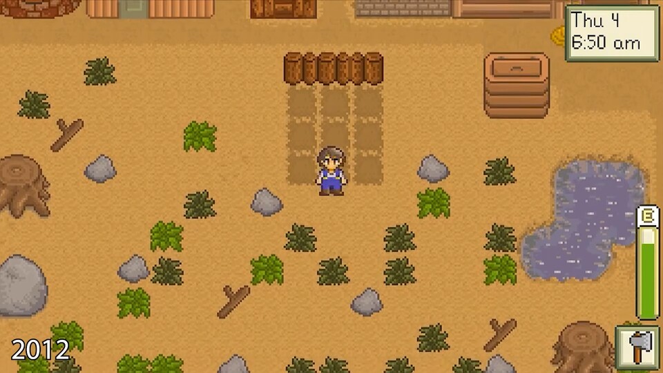 So sah Sprout Valley während der Entwicklung 2012 noch aus!