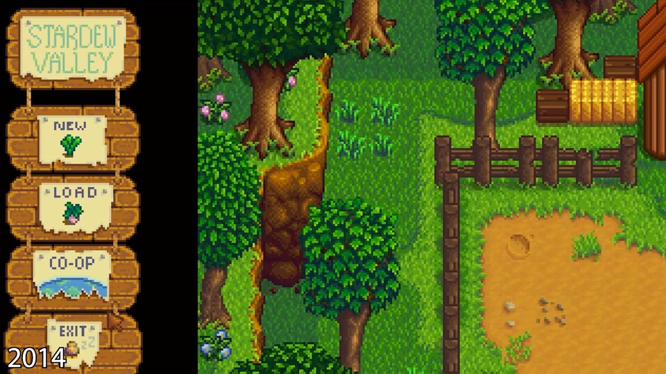 Eine frühe Version des Startmenüs von 2014.