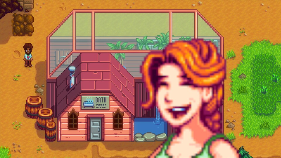Da würde sich auch Leah freuen: Das Spa bleibt in Stardew Valley viel zu ungenutzt.