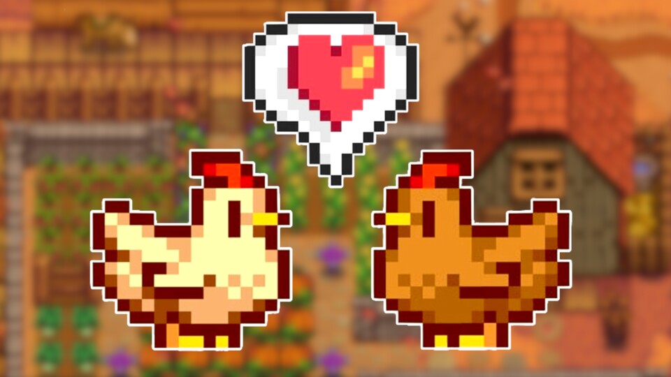 Die Hühner aus Stardew Valley sind zu allem fähig.