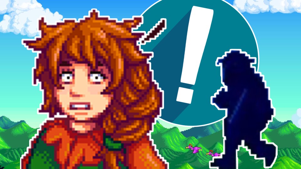 Haltet die Augen offen, wenn ihr nachts im Stardew Valley-Wald unterwegs seid.