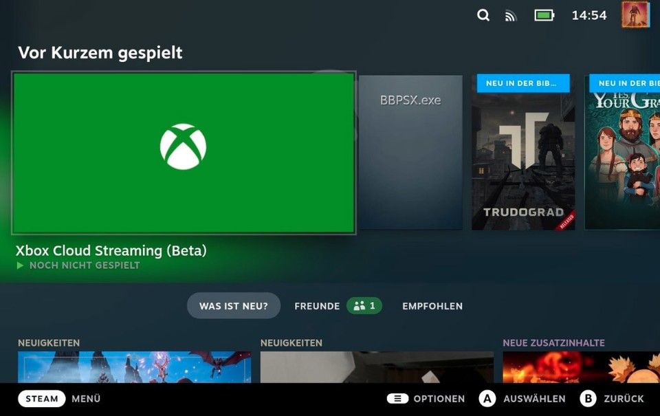 Widmet man sich dem Steam Deck ausführlich, eröffnen sich schier unendlich viele Möglichkeiten. Xbox Cloud Streaming, Klassiker über GOG, selbstvertriebene Indie-Entwicklungen - läuft alles mit ein paar Kniffen auf dem Steam Deck.