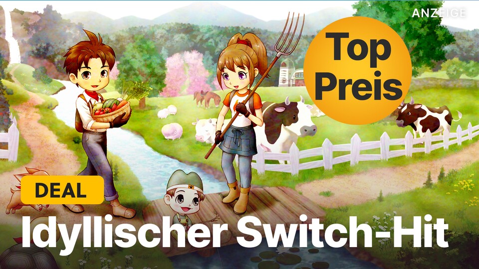 Wer ein so idyllisches Landleben genießen möchte, wie es leider nur in der Fiktion existiert, ist bei diesem Switch-Spiel genau richtig.