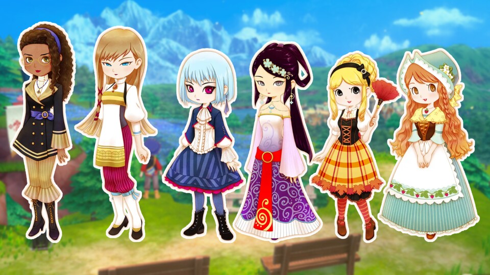 Von links nach rechts: Diana, Freya, June, Kagetsu, Maple, Sophie