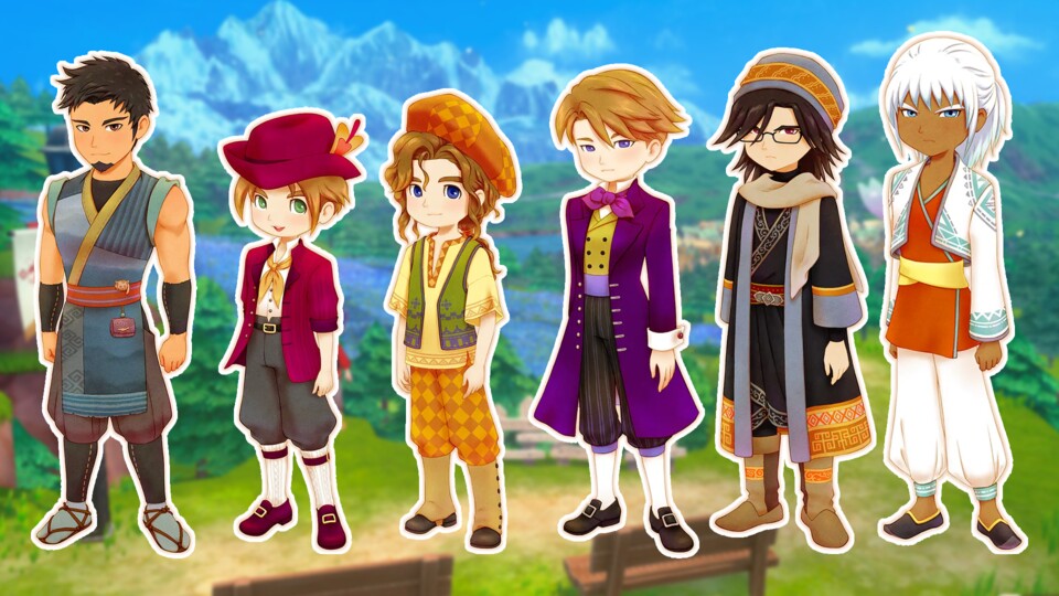 Von links nach rechts: Arata, Derek, Gabriel, Jules, Lloyd, Samir