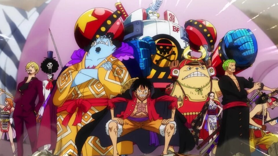 Die ganze Crew zusammen. © Toei AnimationEiichiro Oda