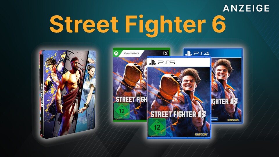 Bei Amazon gibts jetzt das Steelbook gratis, wenn ihr Street Fighter 6 vorbestellt.