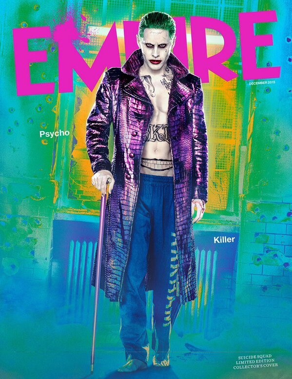 Jared Letos Joker auf dem Cover des Magazins Empire.