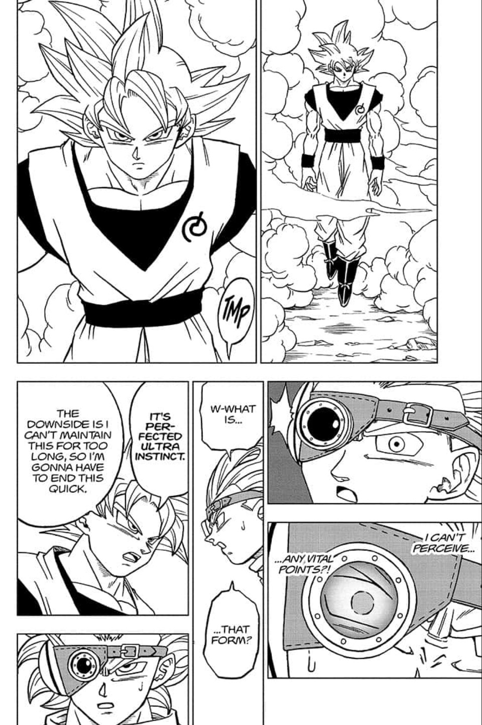 Super Dragon Ball: Son Gokus perfektionierter Ultra Instinkt läst Granolah in Kapitel 73 staunen.