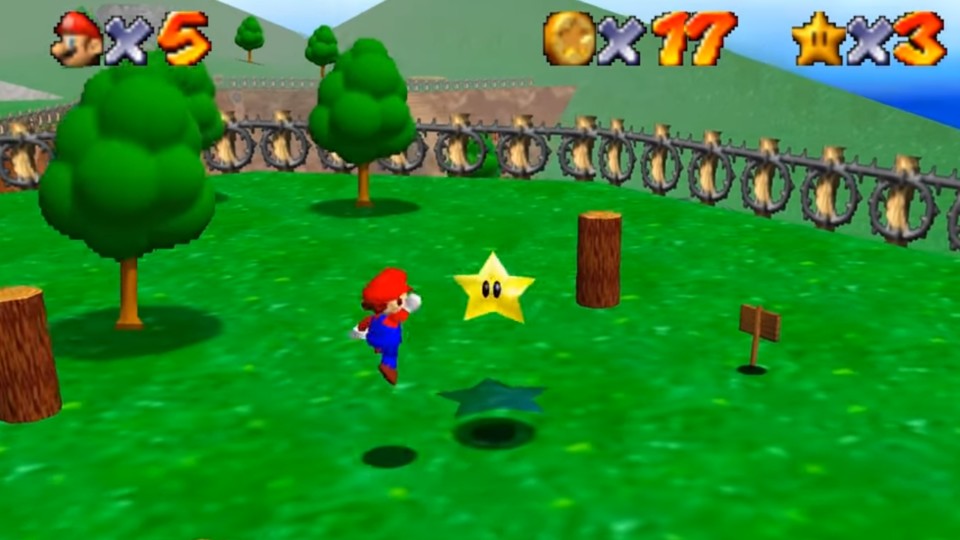 In Super Mario 64 sammeln wir bis zu 120 Sterne.