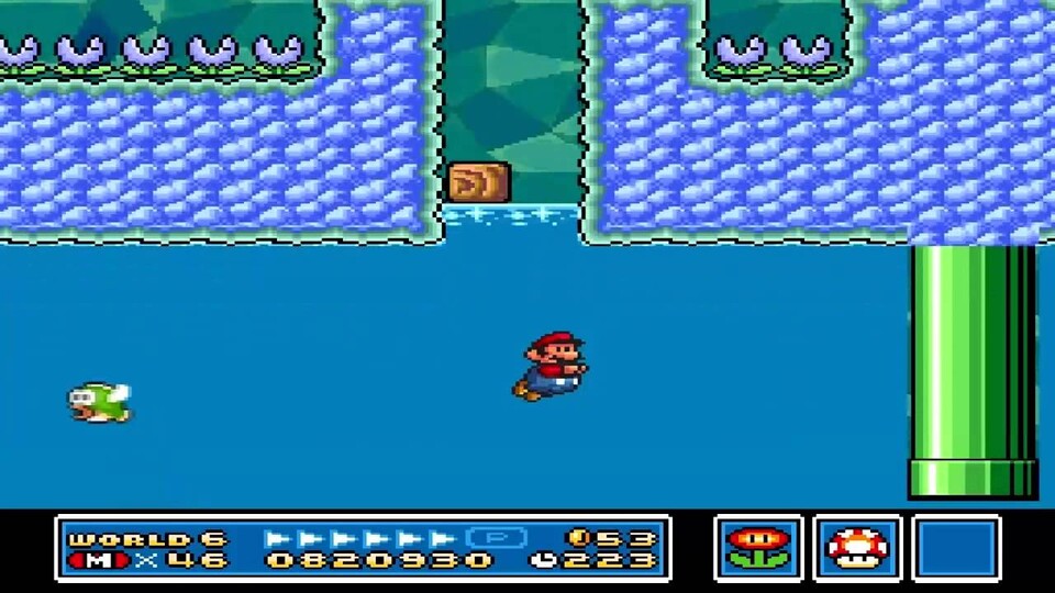 Auf die Wasser-Level von Super Mario Bros. 3 hätten viele Spieler gern verzichtet.