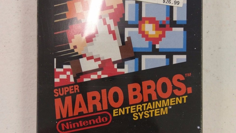 Dieses Exemplar von Super Mario Bros. wurde auf ebay für über 30.000 Dollar verkauft.
