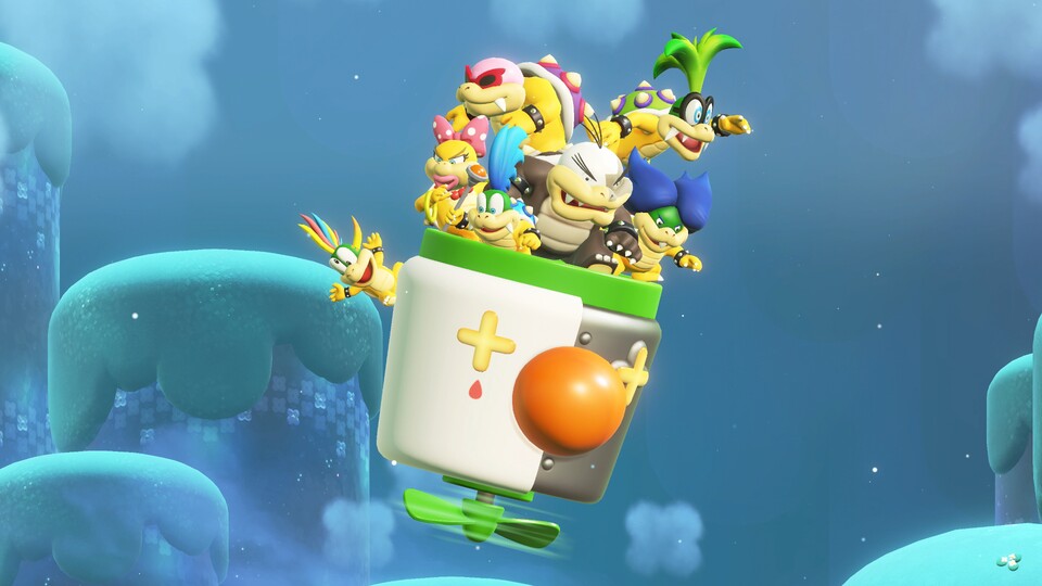 Sieben Koopalinge verstecken sich jetzt in der Welt von Super Mario Bros. Wonder.