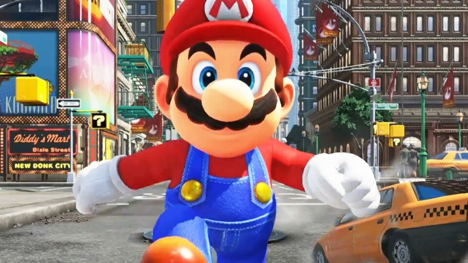 Super Mario Odyssey verbucht trotz vielen Inhalten relativ wenig Speicher auf der Nintendo Switch.