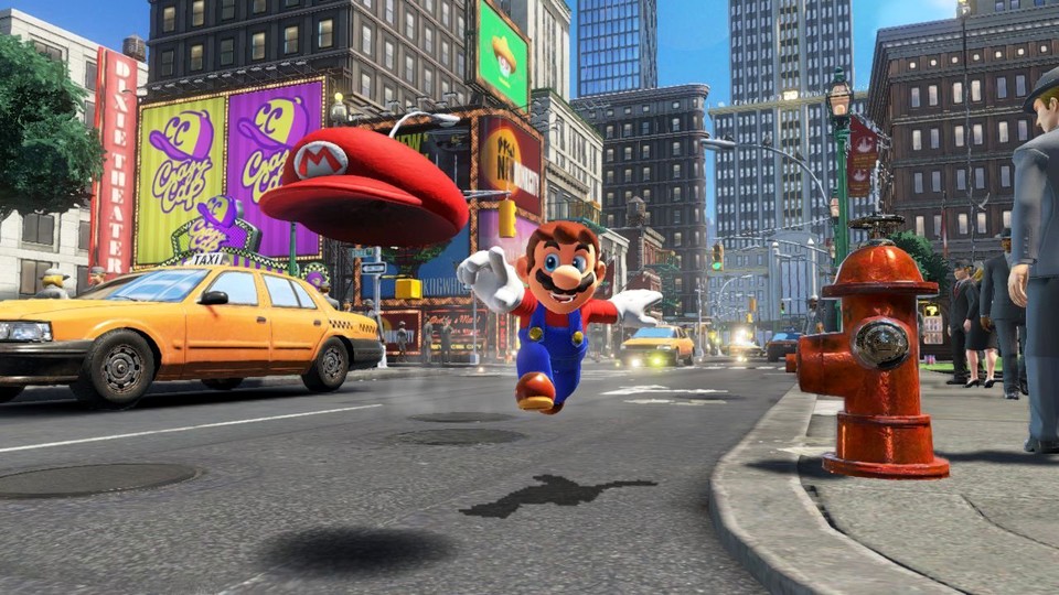 Kann man Super Mario Odyssey spielen, ohne zu springen?