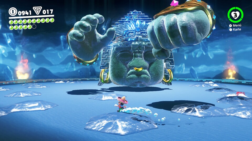 Die Bossgegner erfordern eine bestimmte Strategie. Wie in anderen Mario-Spielen gilt es dabei zunächst, die Angriffsmuster der Feinde zu studieren.