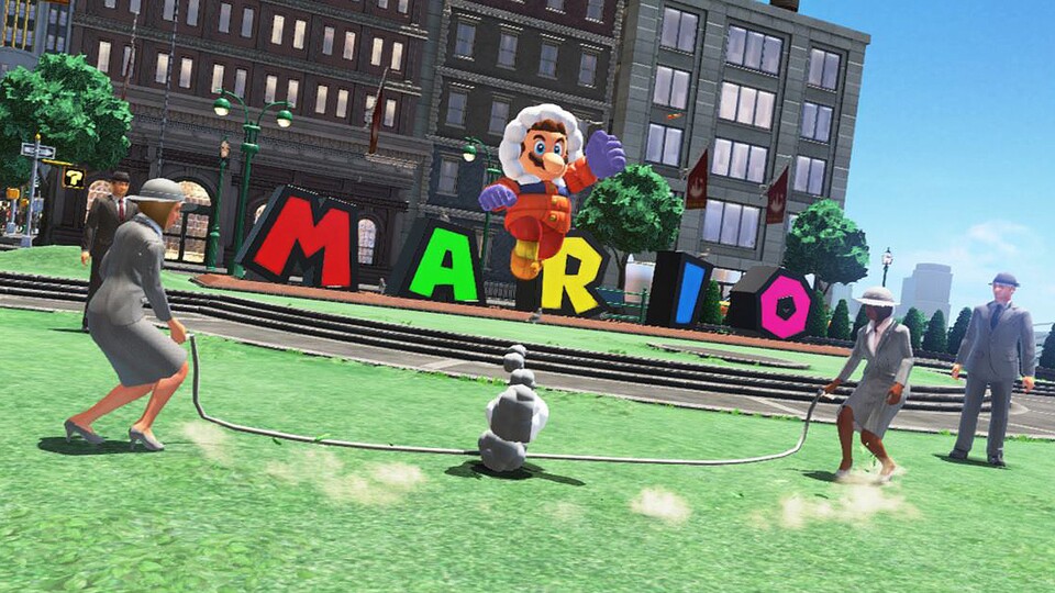 Super Mario Odyssey: So schafft ihr 100 Seilsprünge.