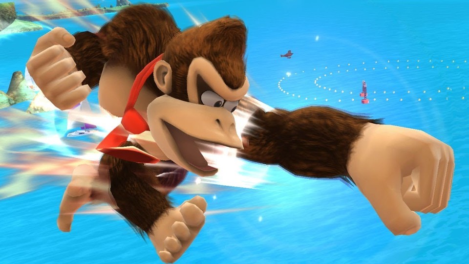 Donkey Kongs Giant Punch-Angriff funktioniert in Super Smash Bros. Ultimate gelegentlich nicht.