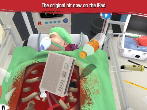 Der herrlich makabere Surgeon Simulator ist ab sofort auch für iOS verfügbar.
