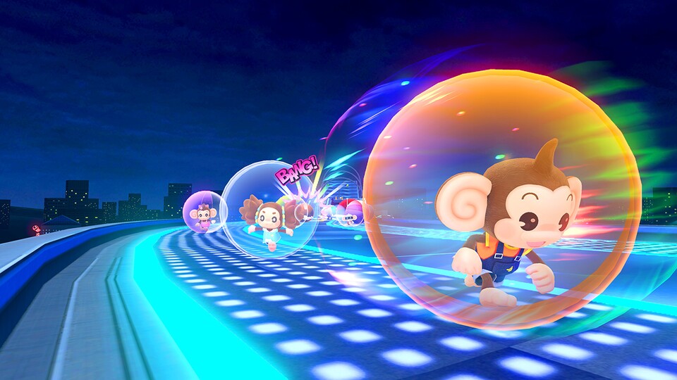 Niedliche Affen in transparenten Bällen: Super Monkey Ball geht auf Nintendo Switch in die nächste Runde!