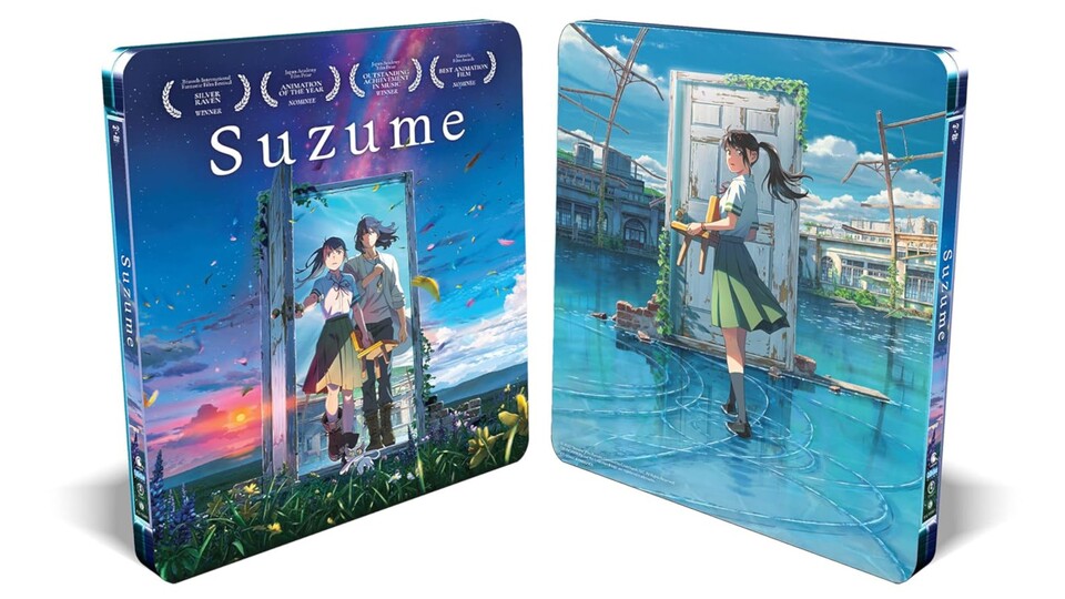 Das Steelbook von Suzume sieht von beiden Seiten toll aus.