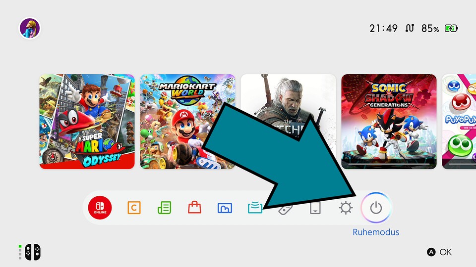 Der Reihemodus ist quasi überall zu finden, auch im Home-Screen.