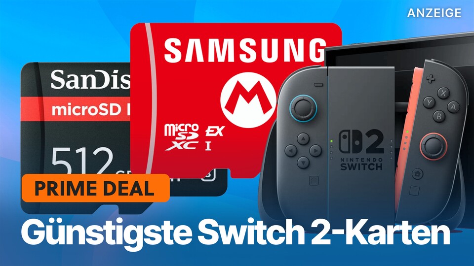 Wir haben euch die günstigsten Nintendo Switch 2 Speicherkarten am Amazon Prime Day herausgesucht.